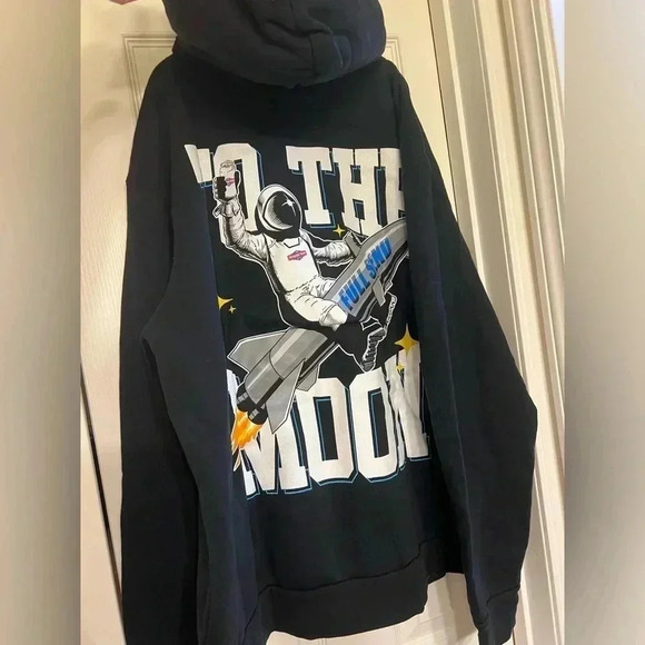 Full send to the moon sweatshirt size xl - Picture 4 of 8